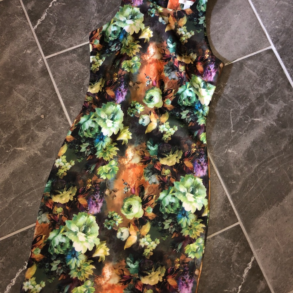 New York & Company Forest Floral Dress